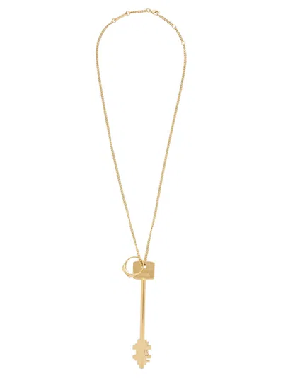 Rabanne Chain Necklace Featuring A Key Pendant
