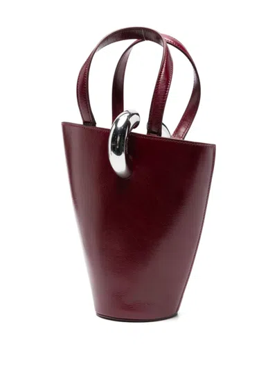 Jacquemus Le Petit Bambola Bag Handbags Bordeaux In Burgundy