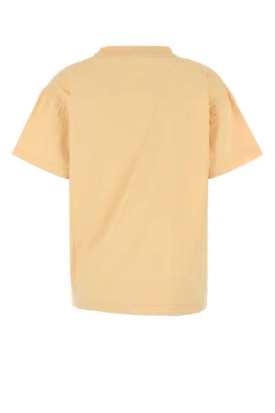 Balenciaga Crew Neck Short Sleeves Soft Fabric In Orange