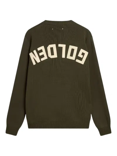 Golden Goose Deluxe Brand Logo Detailed Crewneck Jumper