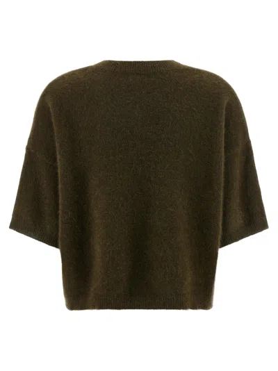 P.a.r.o.s.h Raccoon Wool Sweater Sweaters And Cardigans Green In Green