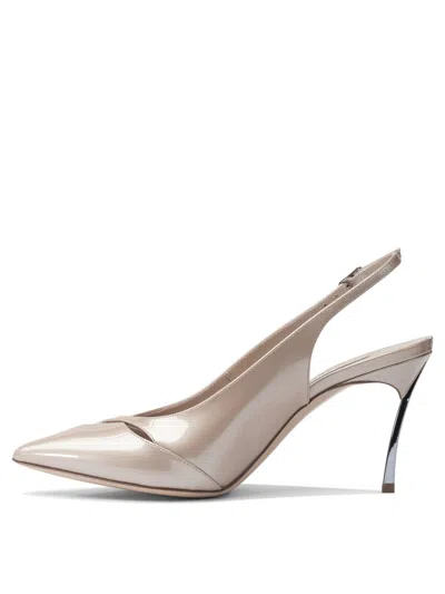 Casadei 80mm Samurai Blade Slingback Pumps