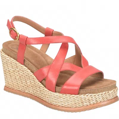 Söfft Devyn Slingback Espadrille Platform Wedge Sandal In Multi
