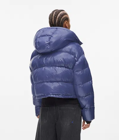 Kl Jeans Boxy Puffer Jacket In Blue
