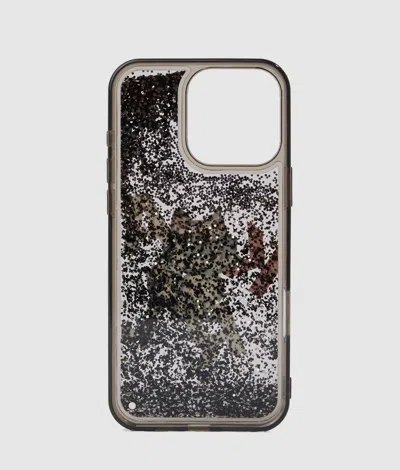 Karl Lagerfeld Ikon Glitter Iphone 16 Pro Max Case In Multi