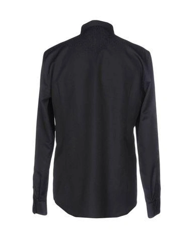 Shop Just Cavalli Solid Color Shirt In Black