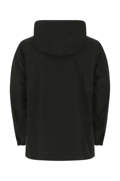 Burberry Black Polyester Sports Jacket In Green