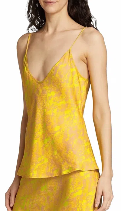 L'agence Lexi Camisole In Lemon In Gray