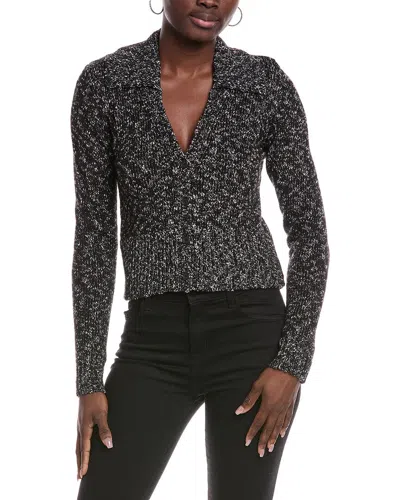 Atm Anthony Thomas Melillo Collared Wool-blend Sweater In Gray