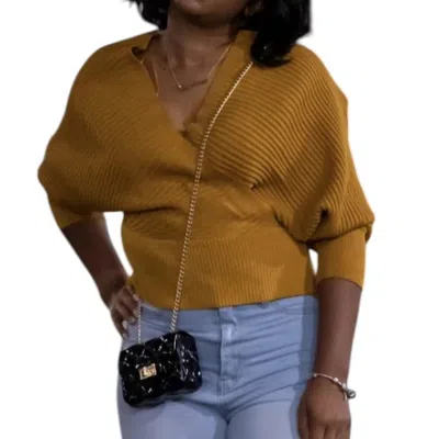 Jbla Never Mello Sweater In Yellow In Brown