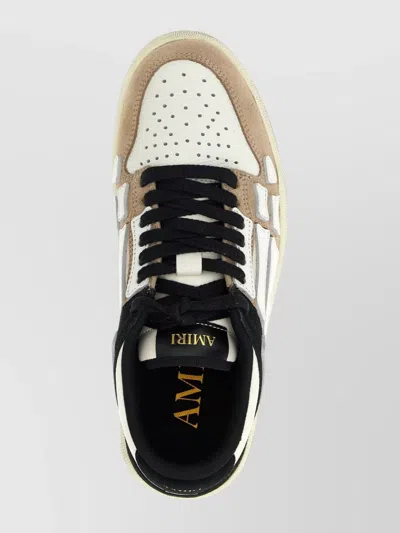 Amiri Low Top Distressed Sneakers In Multi