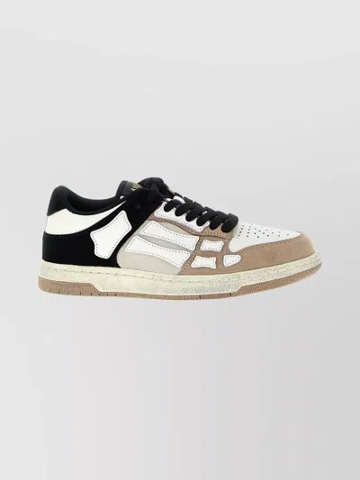 Amiri Low Top Distressed Sneakers In Multi