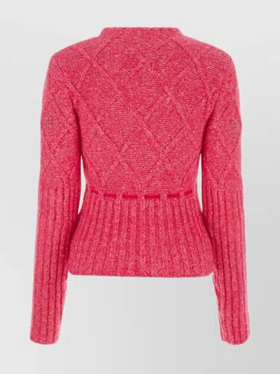 Cormio Maglione In Misto Lana Fucsia Donna In Purple