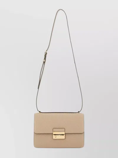 Tory Burch Rectangular Shoulder Bag Adjustable Strap In White