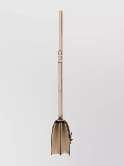 Tory Burch Rectangular Shoulder Bag Adjustable Strap In White