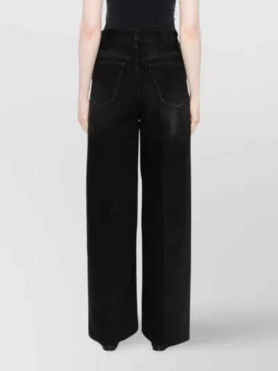 Totême Toteme Twisted Seam Denim Full Length In Black