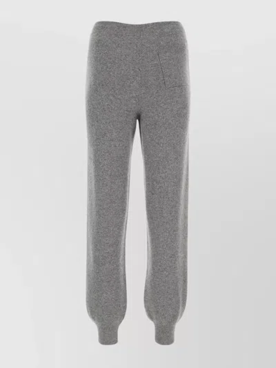 Prada Grey Cashmere Blend Joggers In Gray