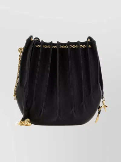 Chloé Chloe Women Black Leather Sea Treasures Crossbody Bag In Black