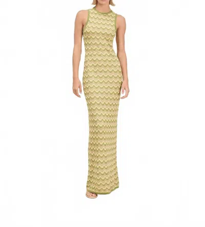 Devon Windsor Dalia Dress In Pistachio In Multi