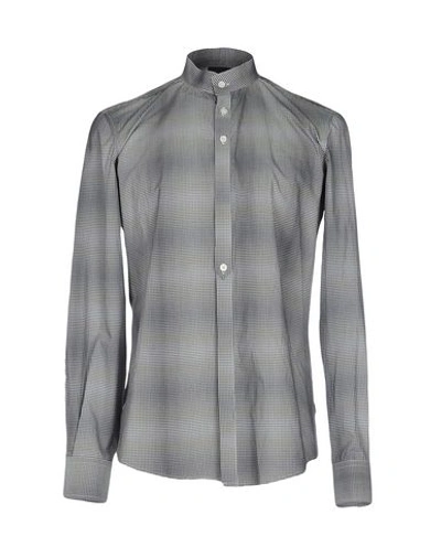 Just Cavalli Checked Shirt In Grey