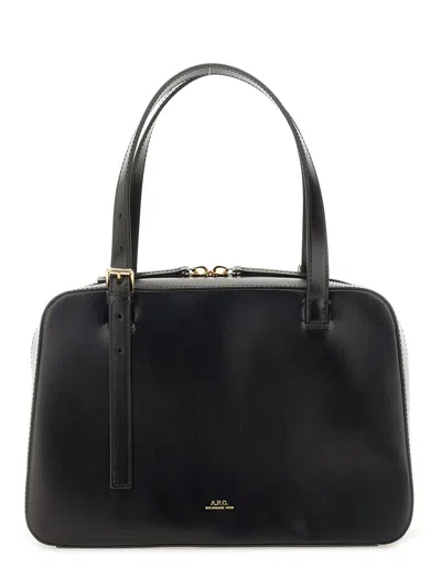 Apc A.p.c. Black Shoulder Bag With Versatile Carrying Options In Black