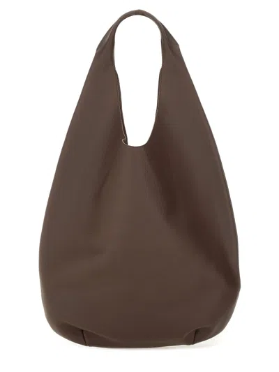 Apc A.p.c. Le Neige Shopper Bag - Leather - Brown In Brown