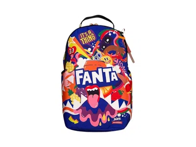 Pre-owned Sprayground Fanta Allover Dlxr Backpack In Multi