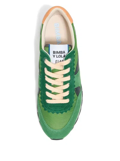 Bimba Y Lola 13 19 Technical Sneaker In Green