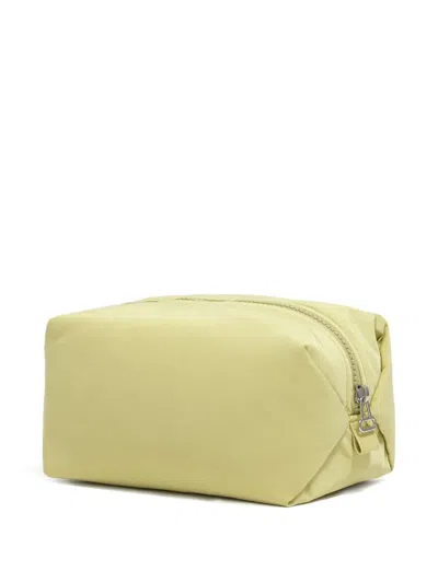 Bimba Y Lola Large Zipped Make-up Bag In Yellow