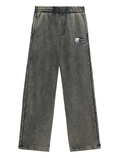 We11 Done Patch-pockets Track Pants In Gray