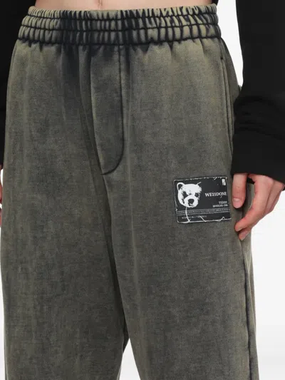 We11 Done Patch-pockets Track Pants In Gray