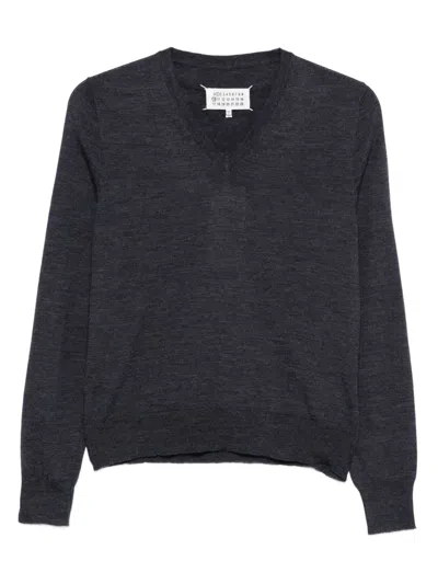 Maison Margiela Sweaters In Blue