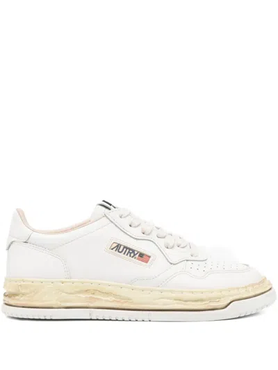 Autry X Mihara Yasuhiro Medalist Super Vintage Sneakers In White