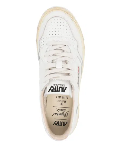 Autry X Mihara Yasuhiro Medalist Super Vintage Sneakers In White