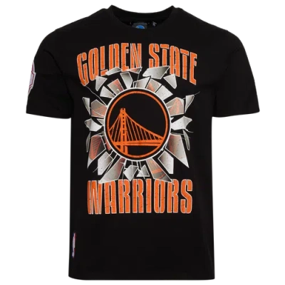Pro Standard Mens  Warriors Shattered Backboard T-shirt In Black