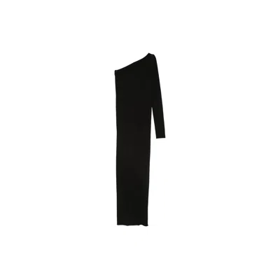Rick Owens Drkshdw "ziggy" Dress In Black