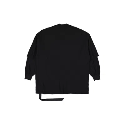 Rick Owens Drkshdw Tommy Hustler Sweatshirt In Black