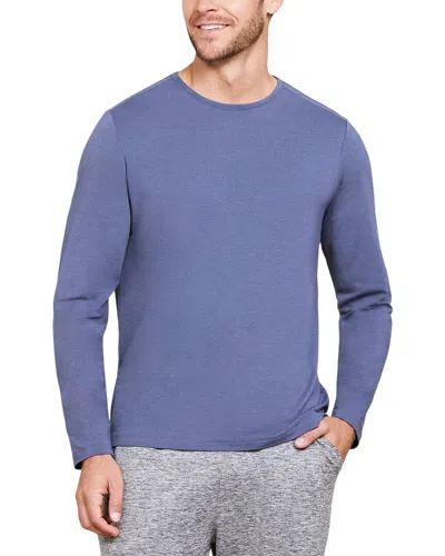 Barefoot Dreams Mc Seamed Long Sleeve In Blue