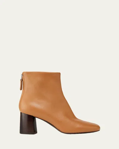 3.1 Phillip Lim Nadia Soft Leather Ankle Boots In Brown