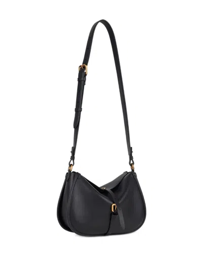 Etro Medium Pony Shoulder Bag In Black