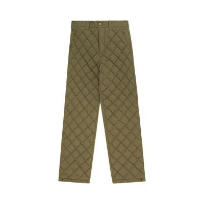 Pre-owned Aimé Leon Dore Nylon Quilted Pant 'sea Grass' | Green | Men's Size Xs