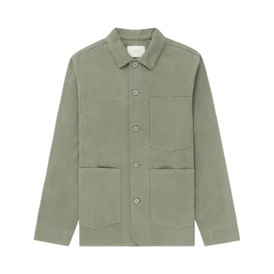 Pre-owned Aimé Leon Dore Garment Dyed Chore Jacket 'laurel Oak' | Green | Men's Size Xs