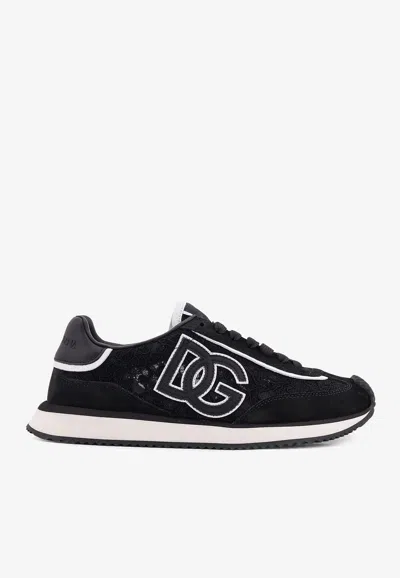 Dolce & Gabbana Dolce&gabbana Women Sneakers Dg Cushion In Black