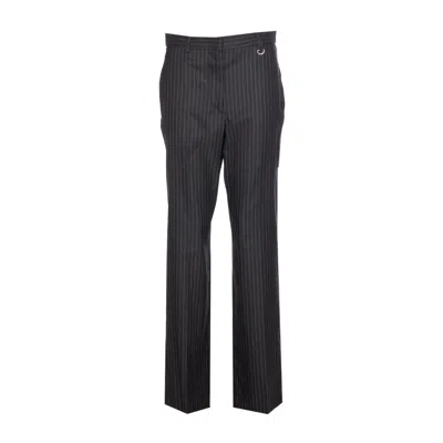 Isabel Marant Tailored Pinstripe Trousers Featuring Pockets In Black
