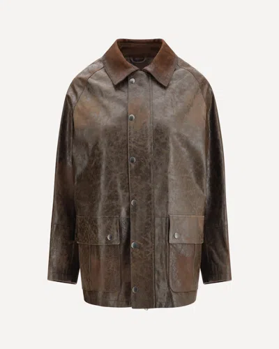 Valstar Leather Jacket In Brown