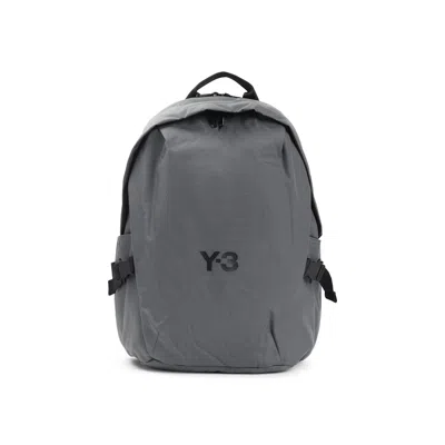 Y-3 Modern Backpack With Adjustable Straps And Pockets In Gray