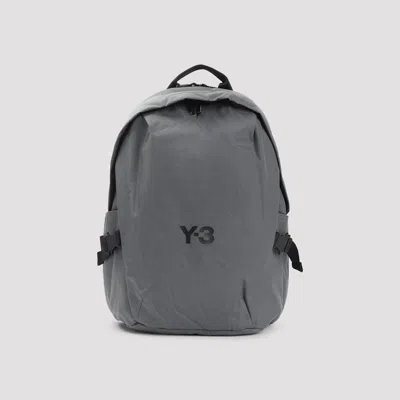 Y-3 Modern Backpack With Adjustable Straps And Pockets In Gray