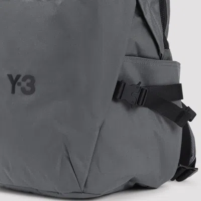 Y-3 Modern Backpack With Adjustable Straps And Pockets In Gray
