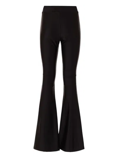 Just Cavalli Ring-detail Trousers In Black
