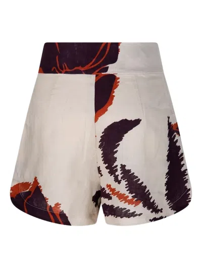 Juan De Dios Linen Shorts In Neutral